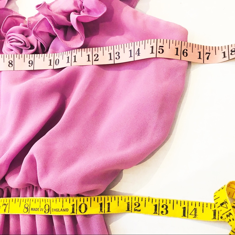 1983 Vintage Ruffled Formal Maxi Dress - Picture 8 of 9